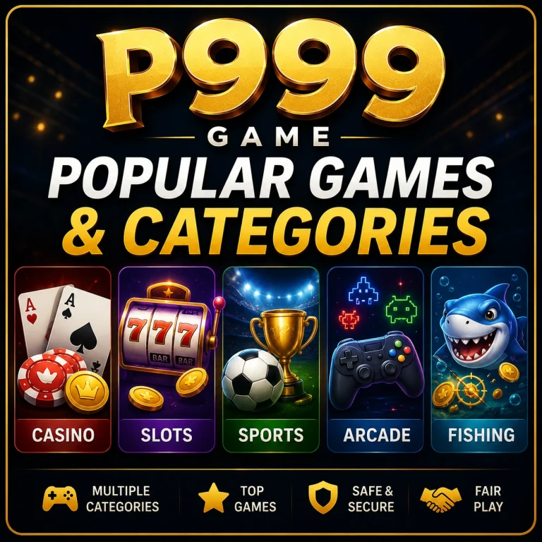 P999 Popular Games & Categories